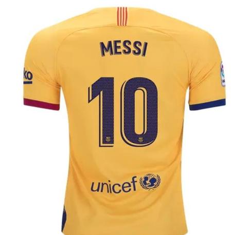 barcelona yellow jersey