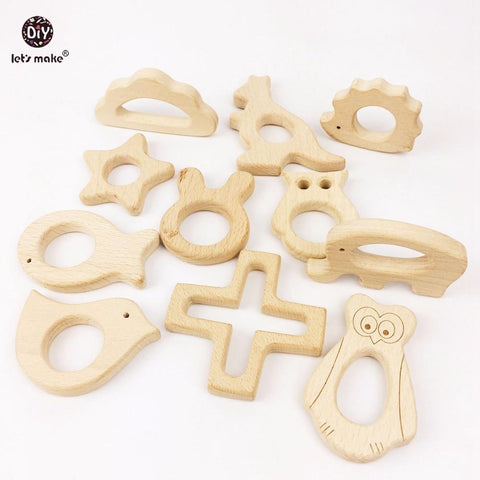 organic wooden teethers