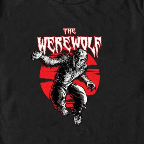 Men's Marvel Werewolf by Night Moon Werewolf Poster T-Shirt