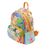 Loungefly Nickelodeon Nick 90s AOP Color Block Mini Backpack - *PREORDER*