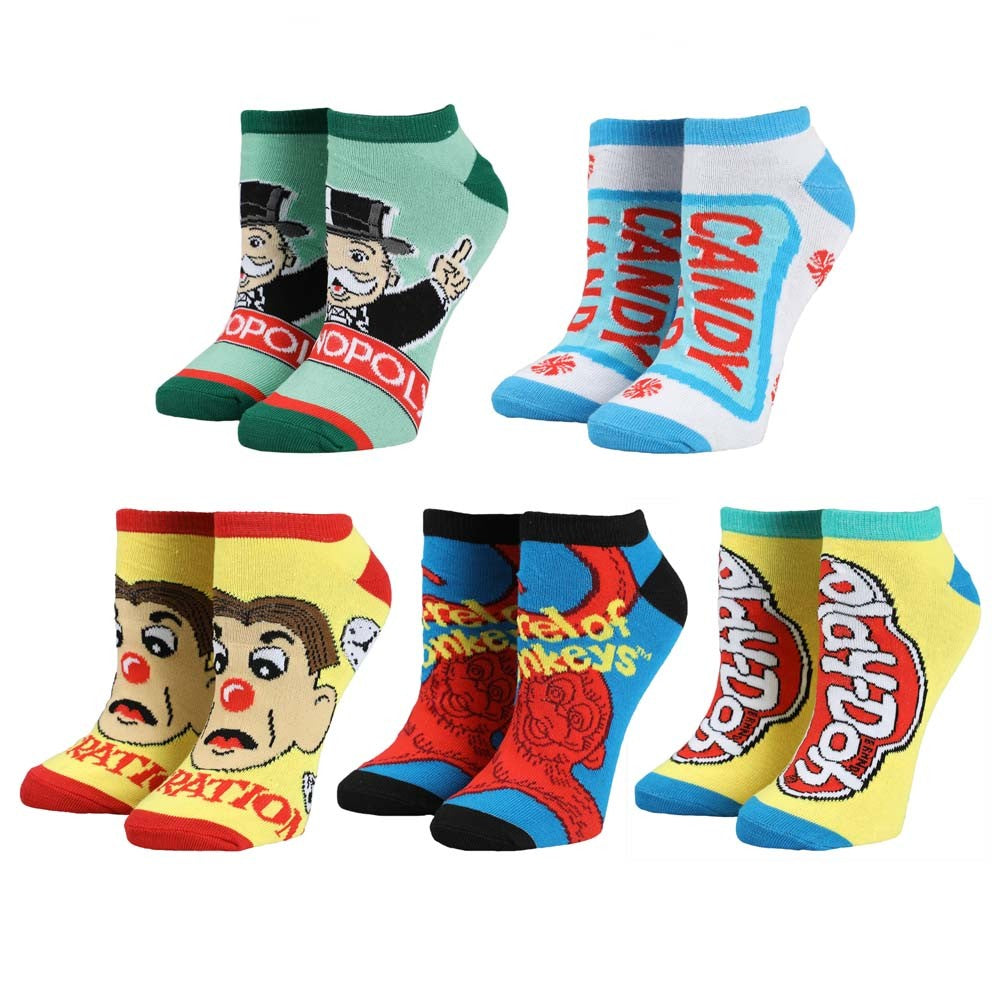 Hasbro Gaming 5 Pair Ankle Socks