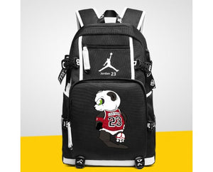 Jordan N0.23 Noir Panda Sac à Dos Sac école Cartable Grande Capacité A –  PROFITEZ DE LA VIE