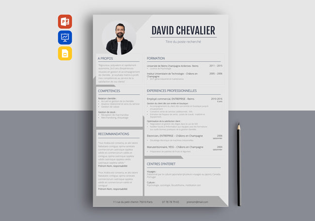 modele de cv simple