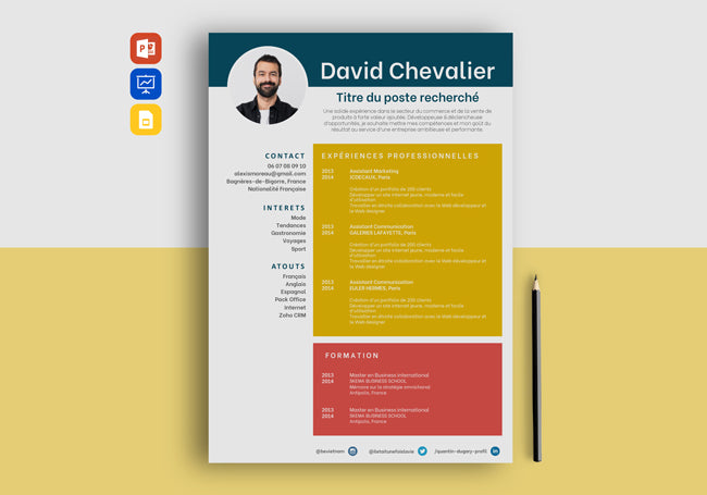 mon cv design