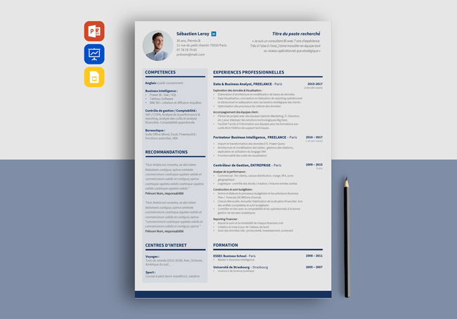 cv exemple simple