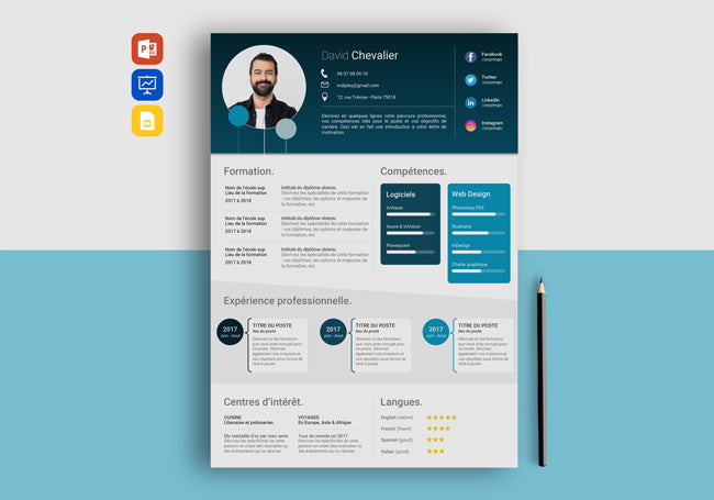 Créer un CV en ligne gratuit avec un CV designer