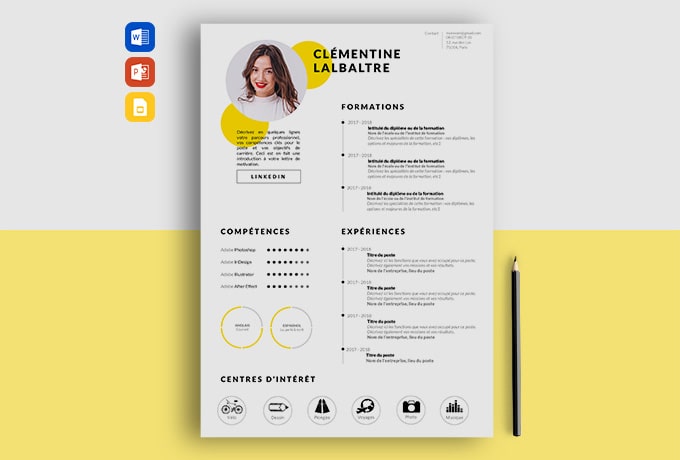 cv simple et rapide pdf