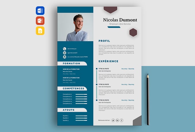 employé libre service cv