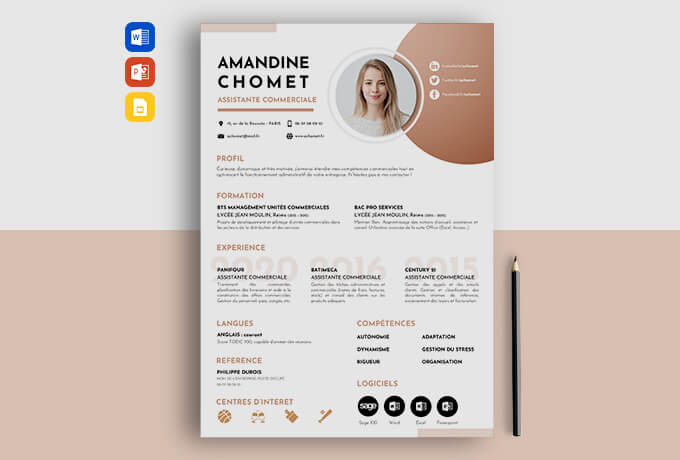 exemples cv graphisme