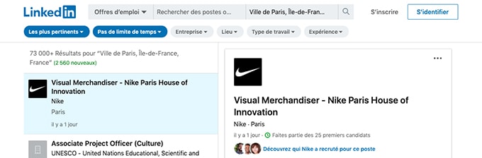 linkedin offre emploi