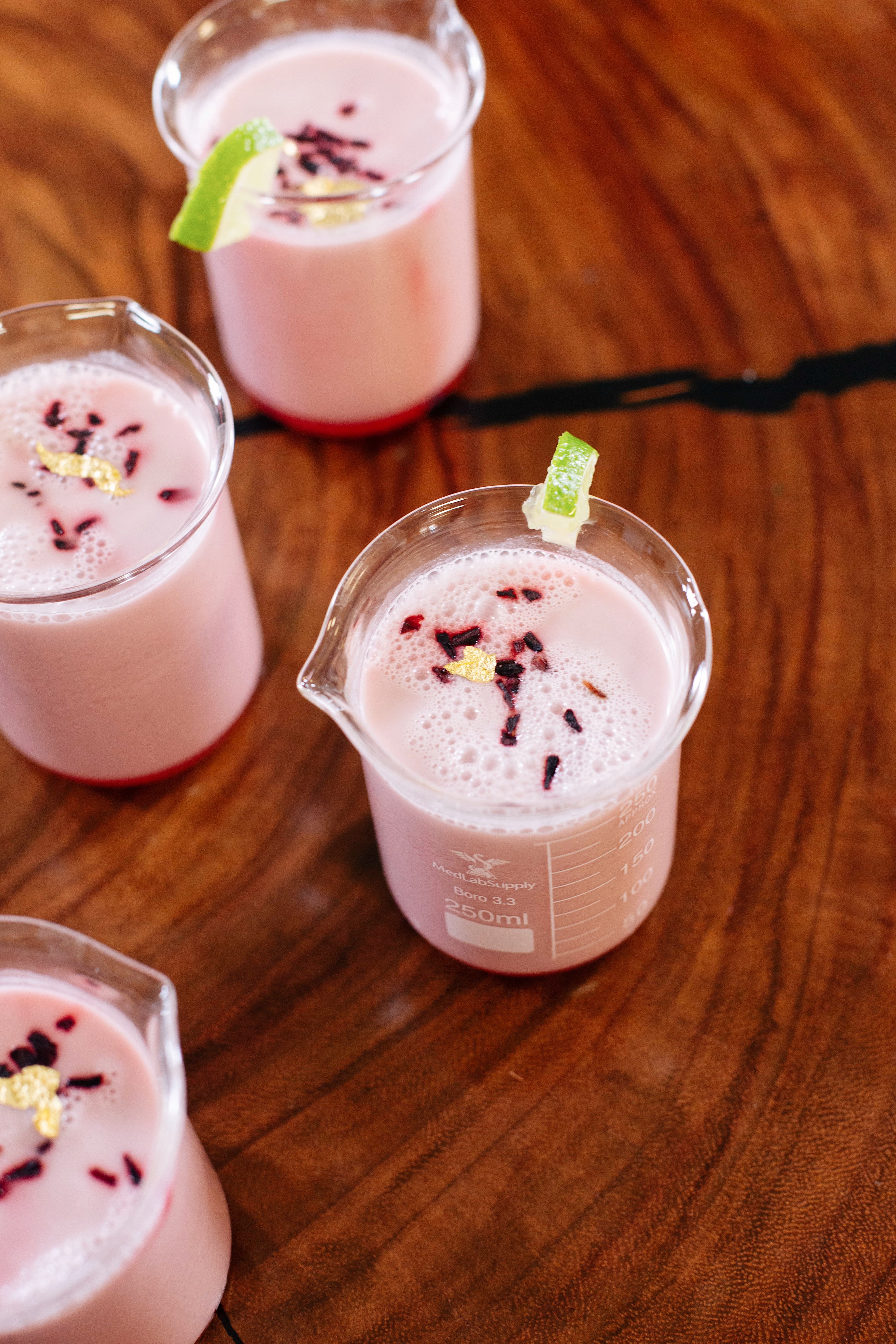 Hibiscus Coconut Milk Tea