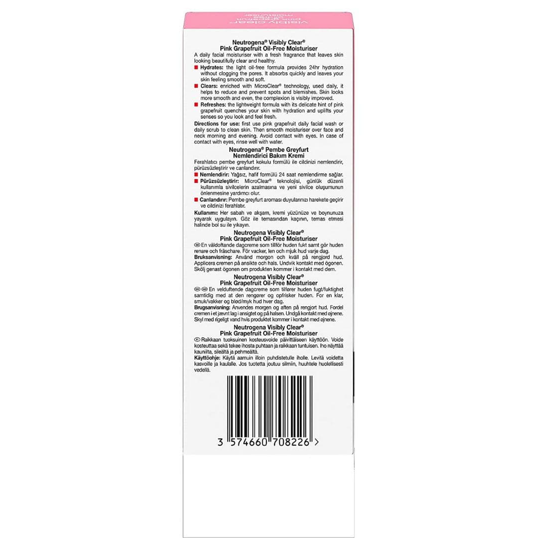 Neutrogena Pink Grapefruit Oil Free ml – BeautyClick.co.ke