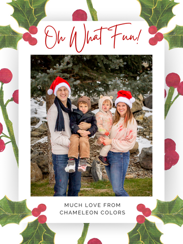 "Oh What Fun!" Christmas Card