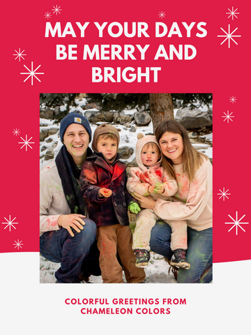 "May Your Days Be Merry and Bright" Christmas Card Idea