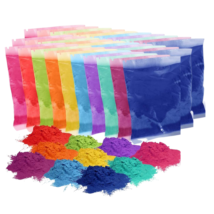 Hawwwy Colored Powder for Color Run, Gender Reveal etc. (12pcs) 70 Grams