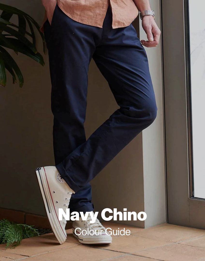 Foolproof Colour Combinations for Navy Chinos with Brown Loafers