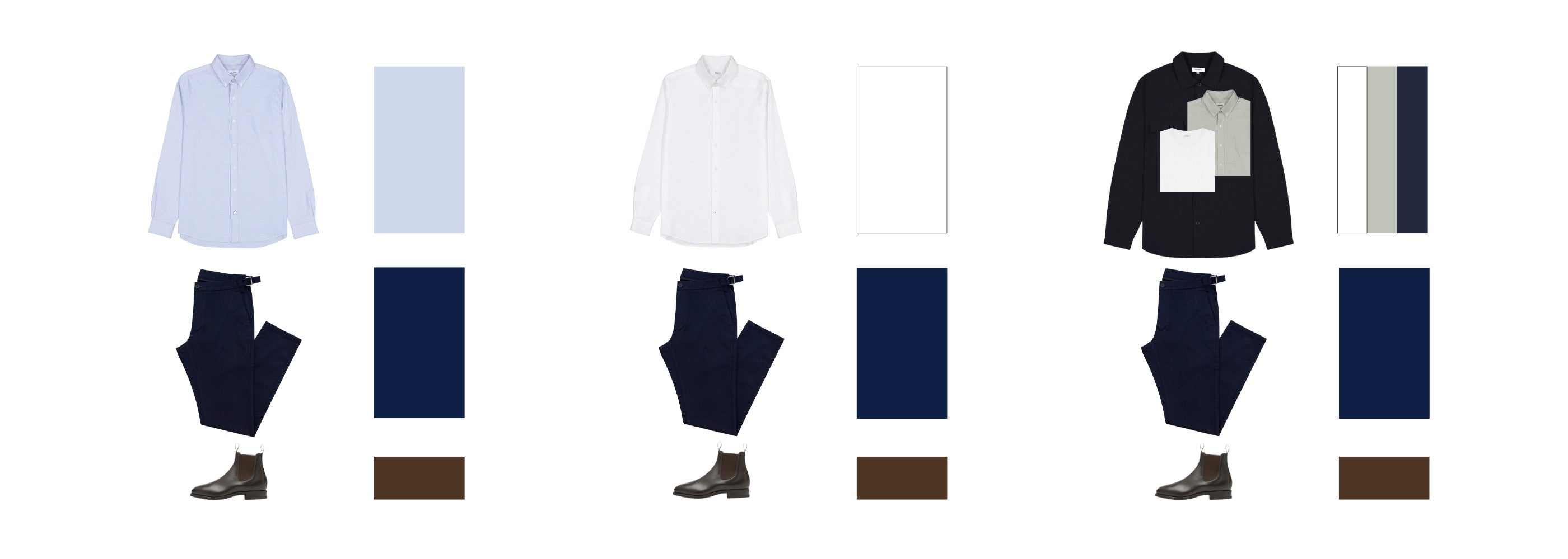 Foolproof Colour Combinations for Navy Chinos with Brown Chelsea Boots
