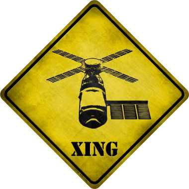 Space Station Xing Novelty Metal Crossing Sign CX-148
