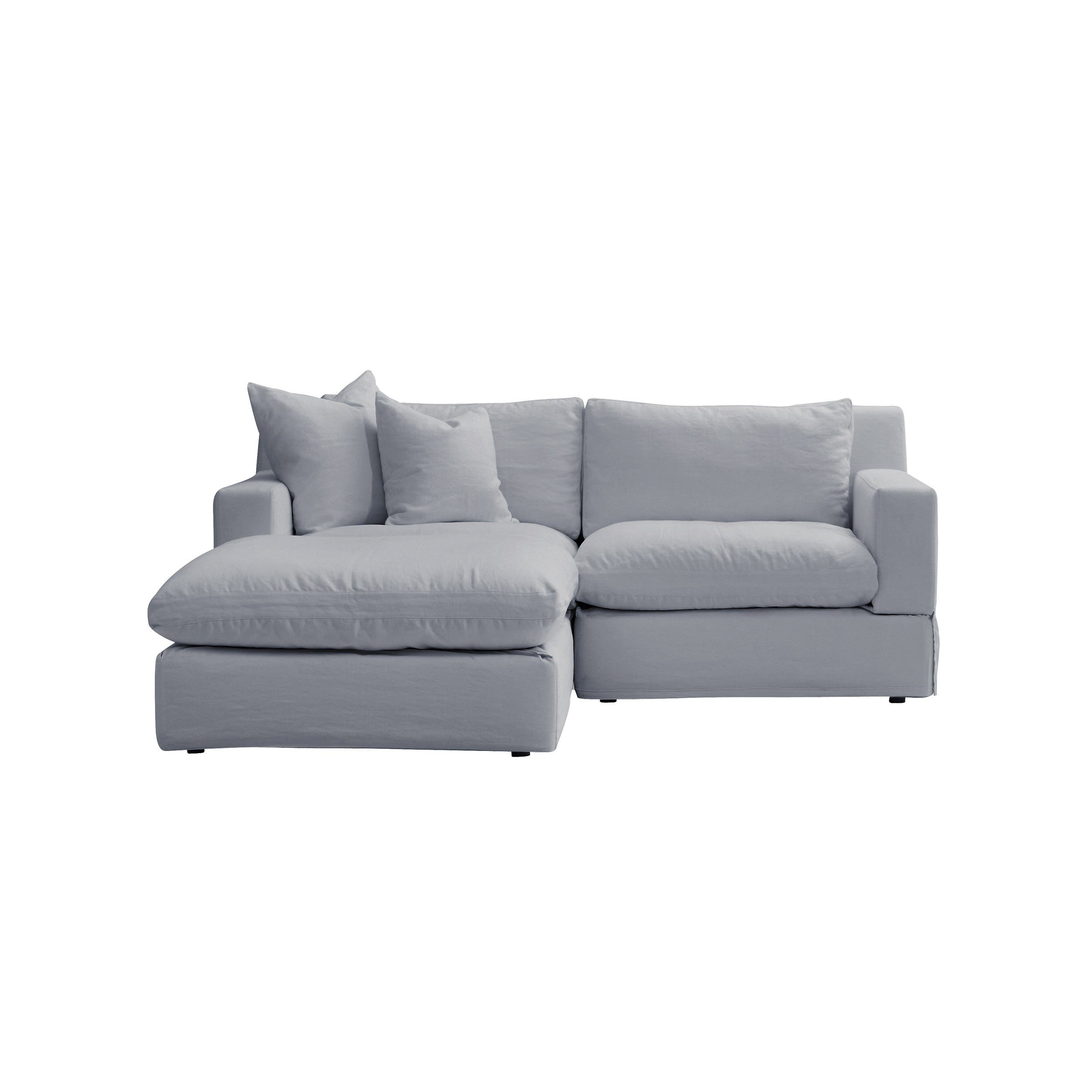 two seater chaise lounger sofas – stowed
