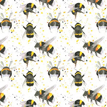 bumble bee wrapping paper