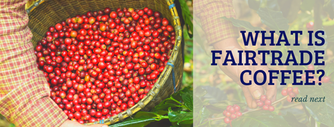 What is Fairtrade Coffee AeroPress blog banner