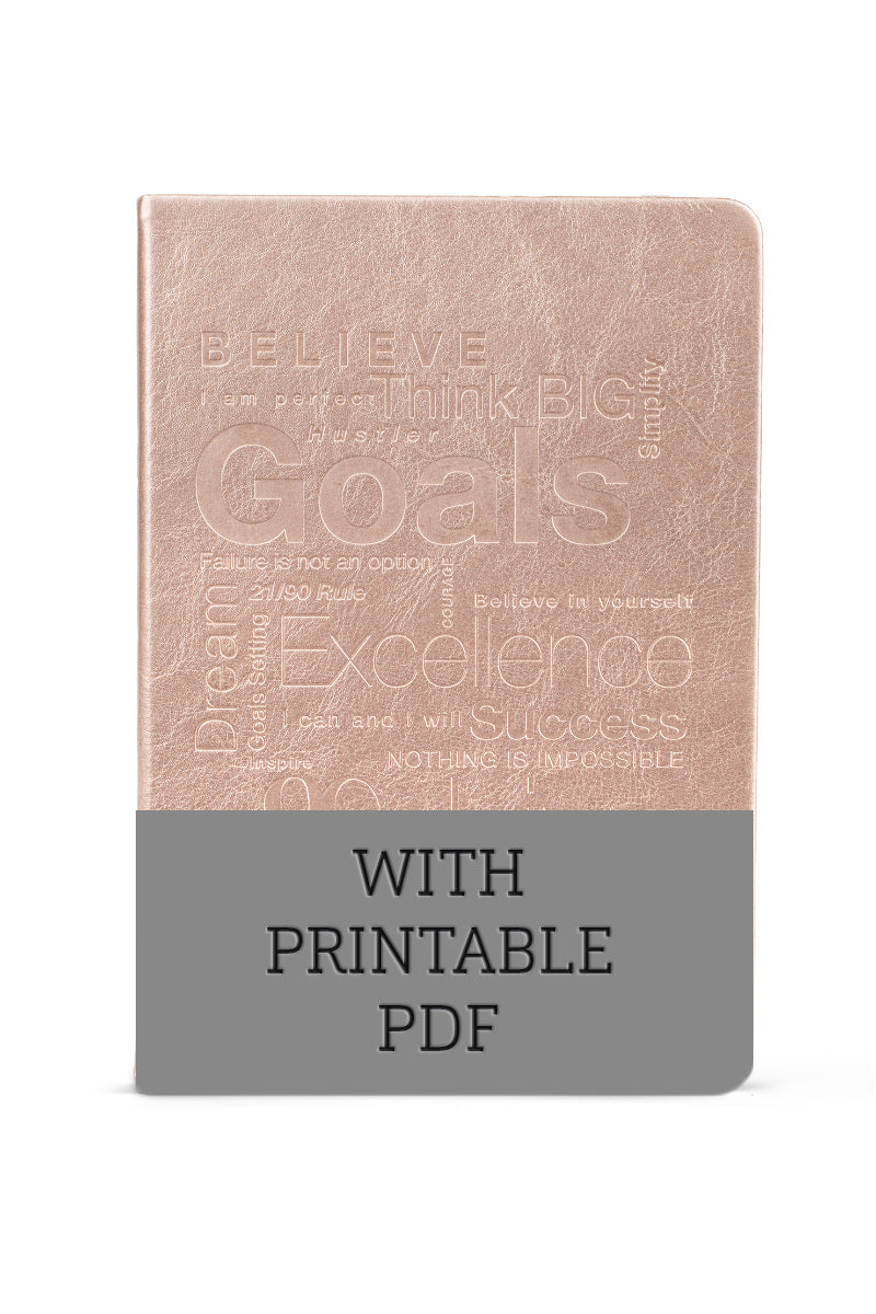 90x Goal Planner Focused Planner Undated Organizational System 90x