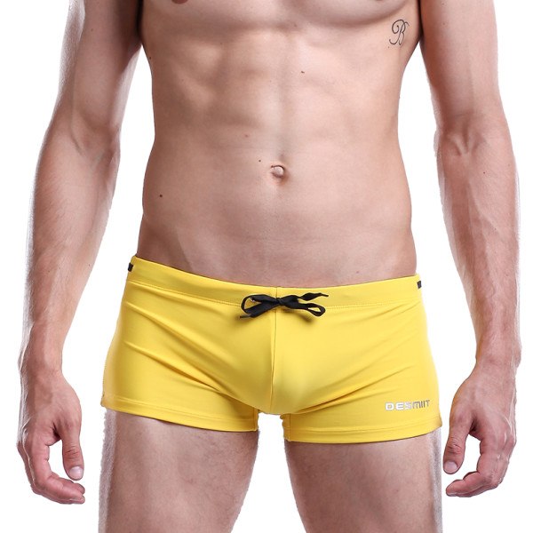 yellow swimsuit men