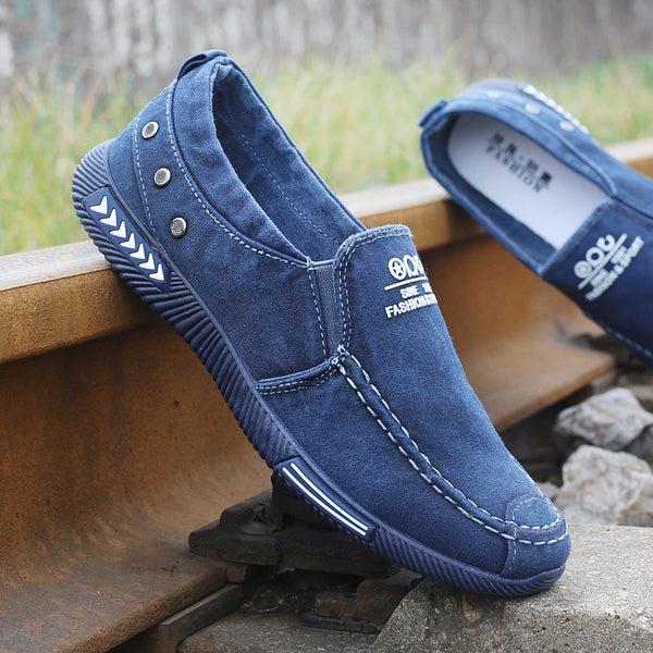 blue casual shoes with jeans