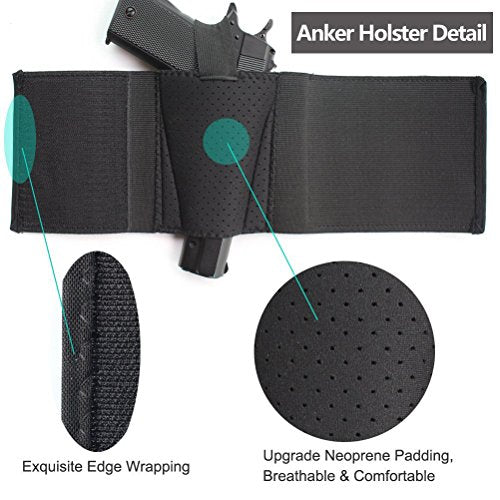 CREATRILL Bundle of Belly Band + Ankle Holster, Concealed Carry with M ...