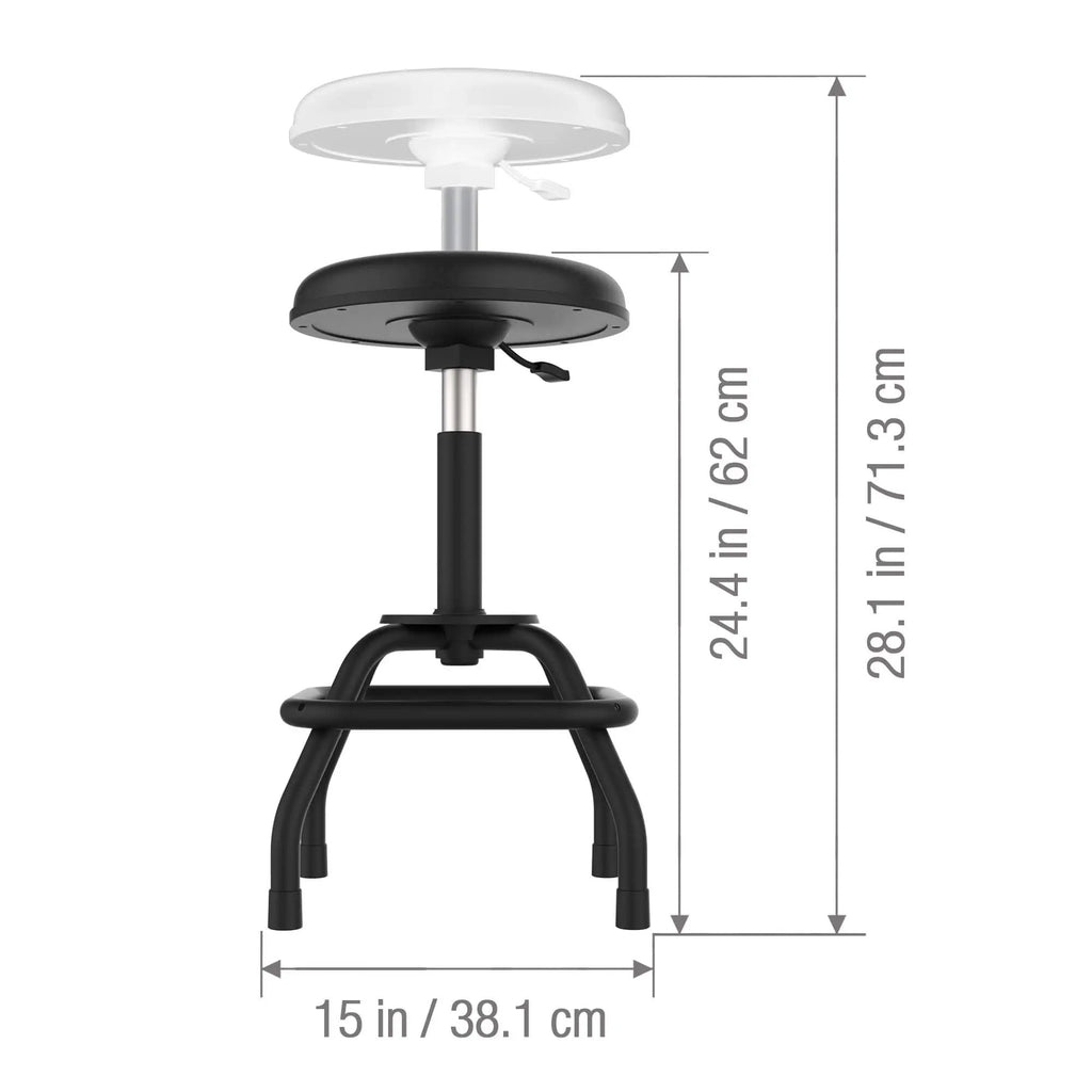 Cushioned Pneumatic Adjustable Work Stool – Seville Classics