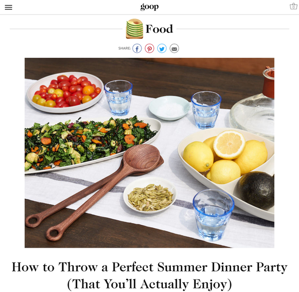 Goop Food Guide