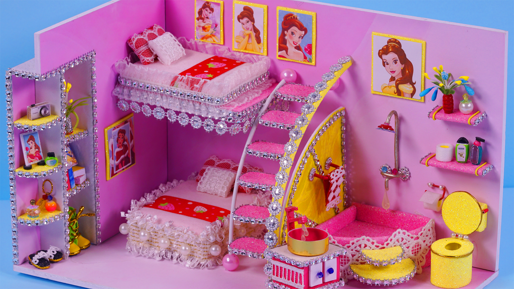 miniature dollhouse rooms