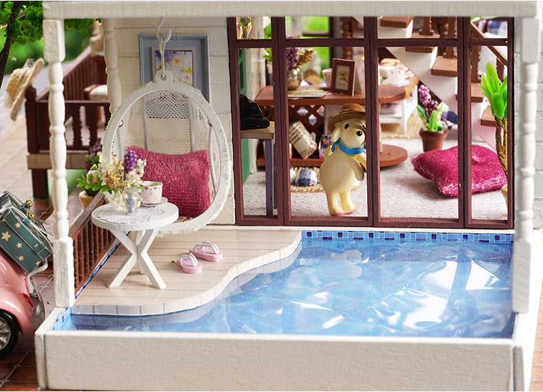 miniature swimming pool for dollhouse