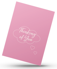 thinking of you marshmallow personalised gift card