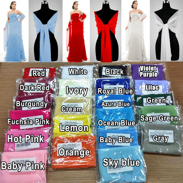 chiffon occasion shawls for bridesmaids, flower girls, bridal, wedding, party and other special events