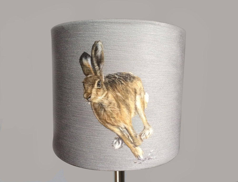 running hare lampshade