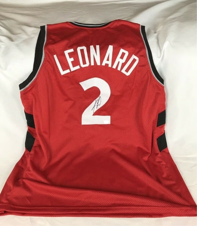 kawhi leonard autographed jersey