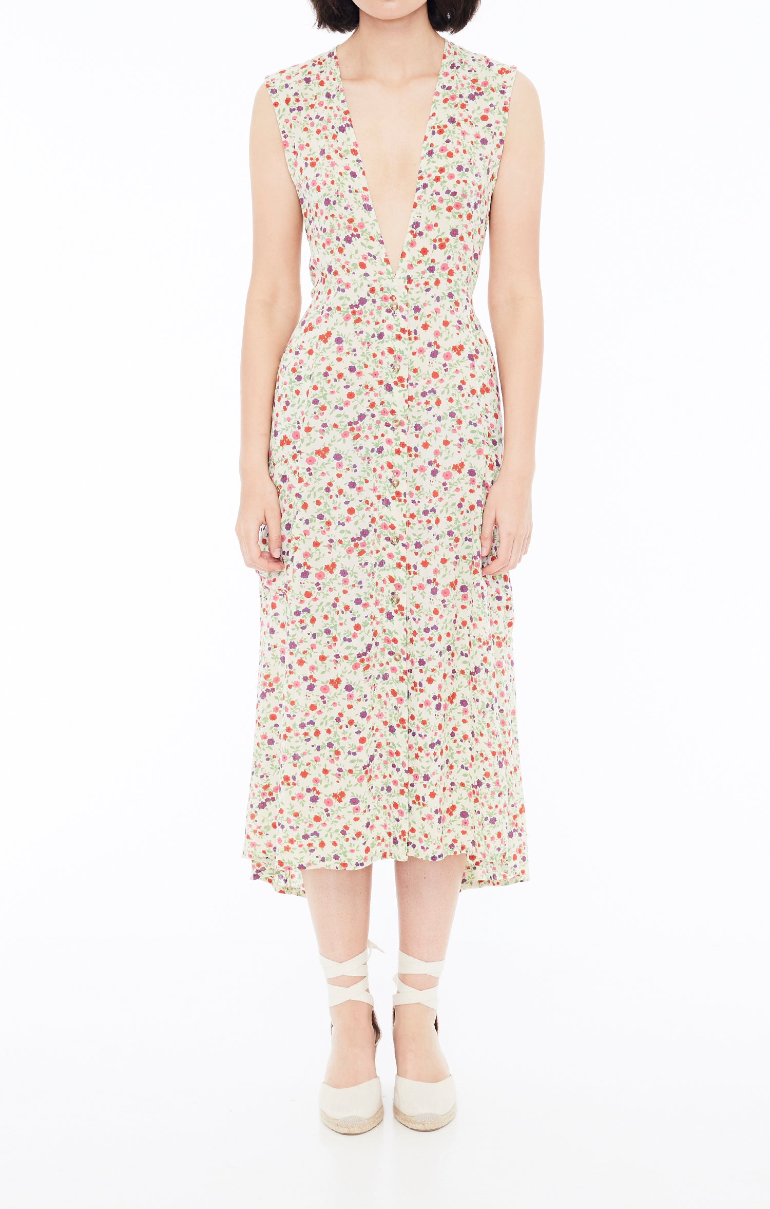 faithfull blohm midi dress