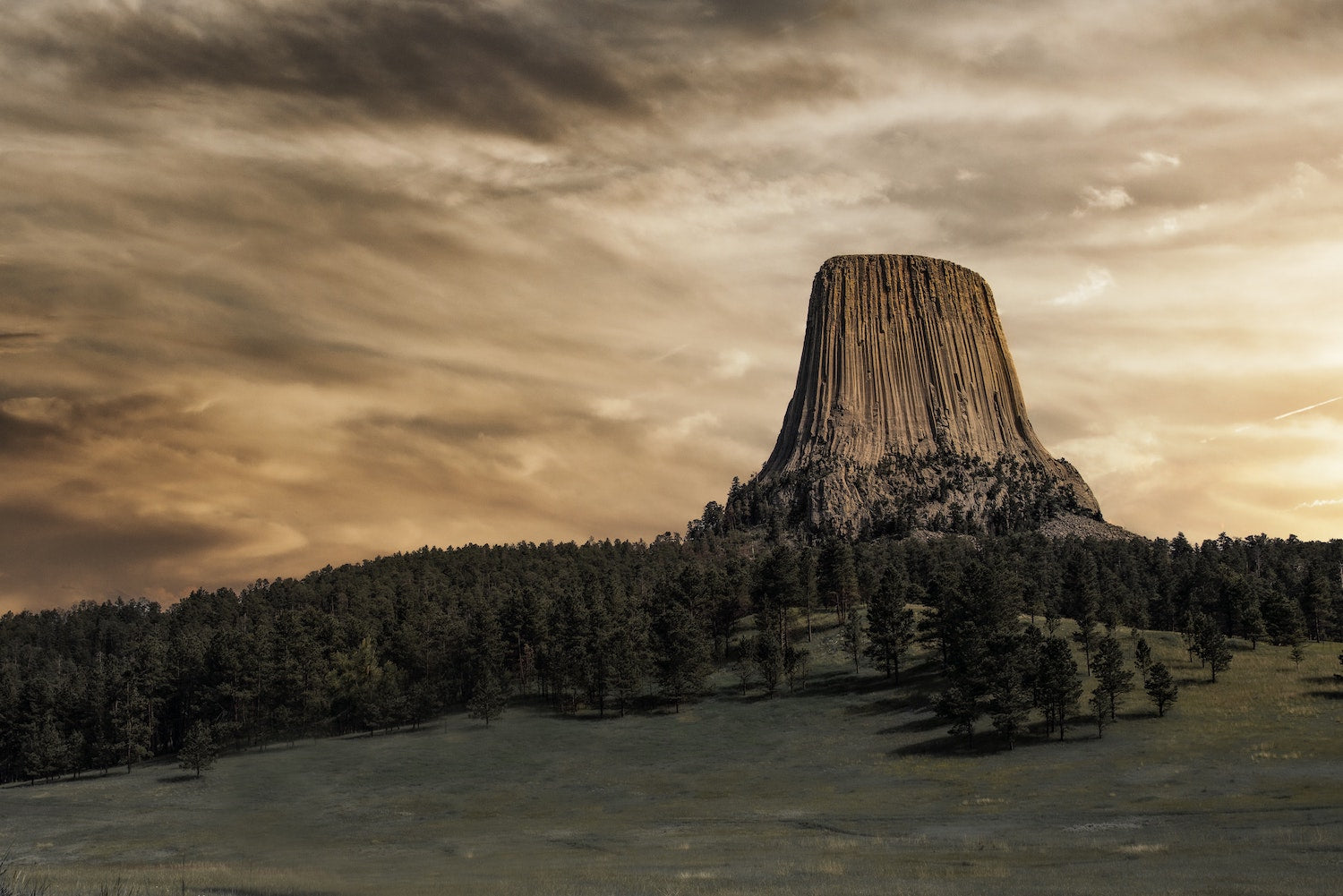 Devils Tower in Wyoming