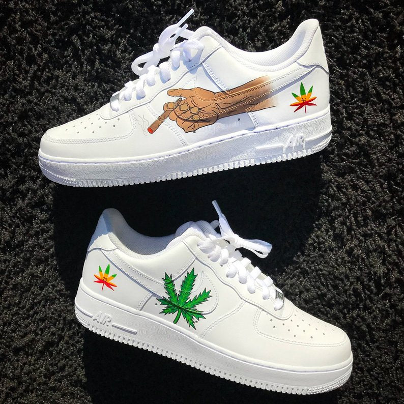 white air force ones designs