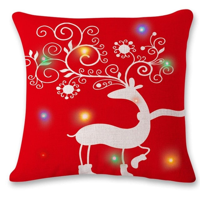 led christmas cushions