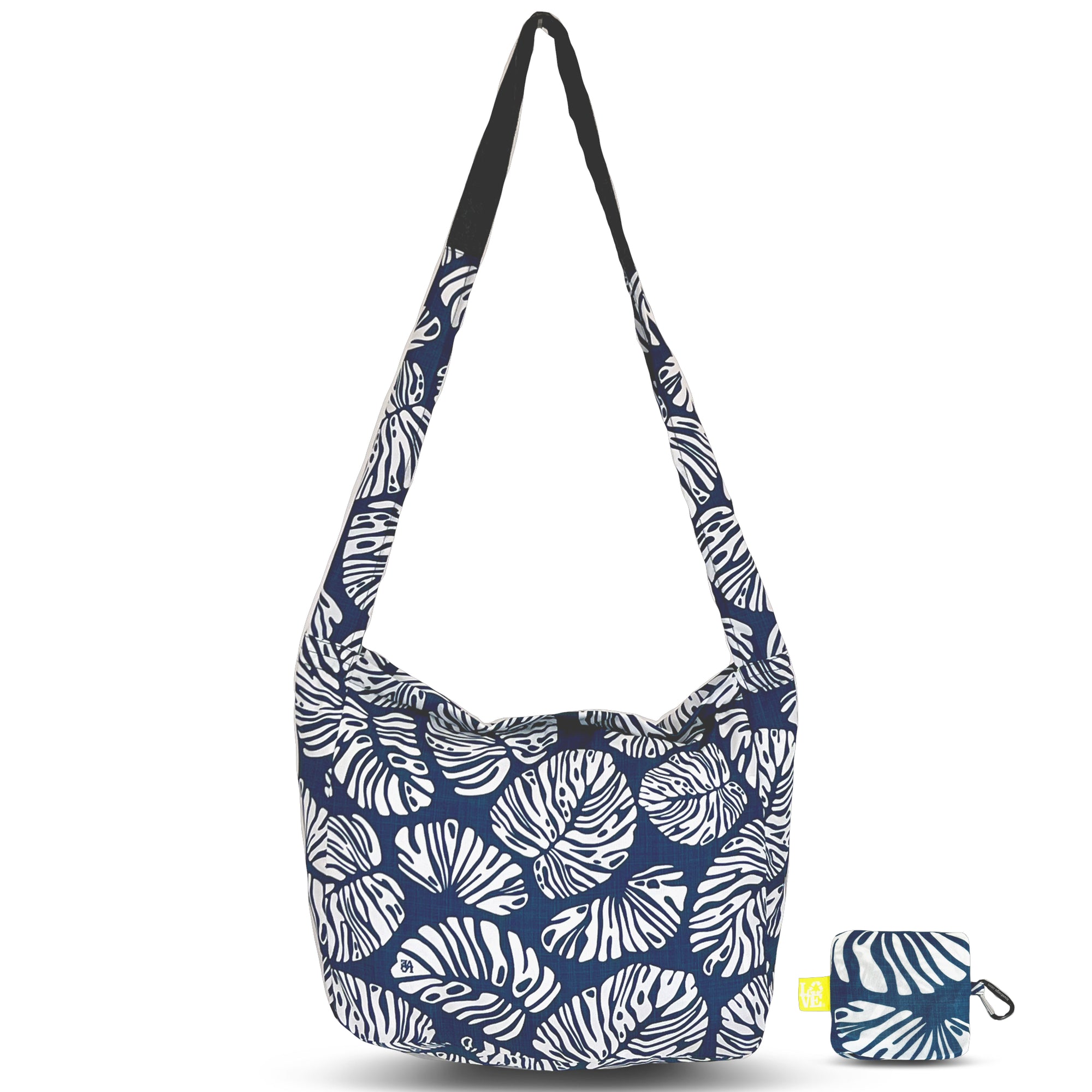 Crossbody Stash It Tote Bag - Groovy Love