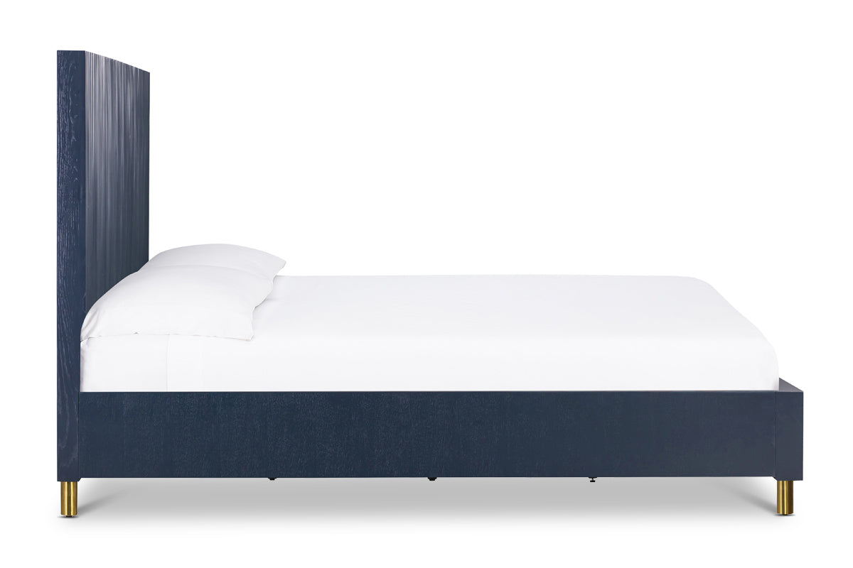 Platform Bed in the Style of Roxbury