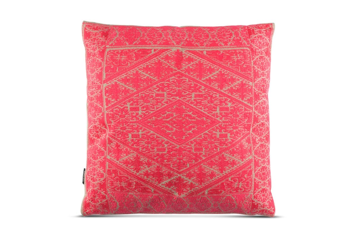 Vidya Toss Pillow Red/beige