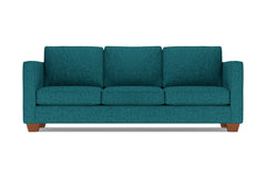 Catalina Queen Size Sleeper Sofa :: Leg Finish: Pecan / Sleeper Option: Deluxe Innerspring Mattress