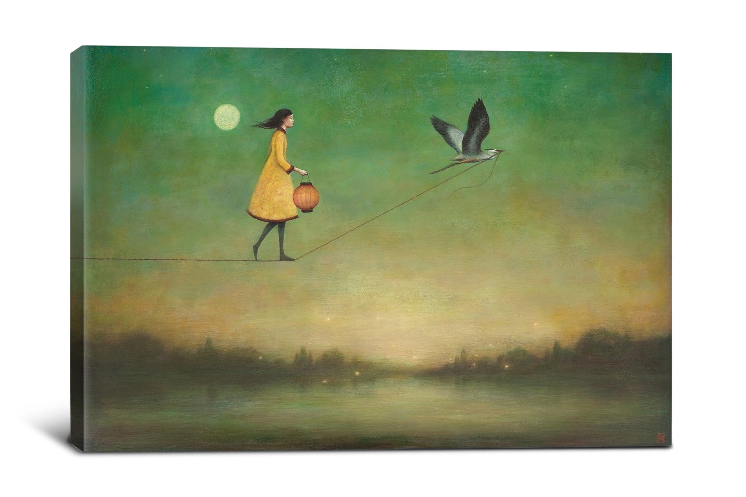 Duy Huynh Blue Moon Expedition - Giclee Canvas - Modern Artwork Sold By Apt2b
