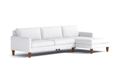 Formosa 2pc Sectional Sofa :: Leg Finish: Pecan / Configuration: RAF - Chaise on the Right