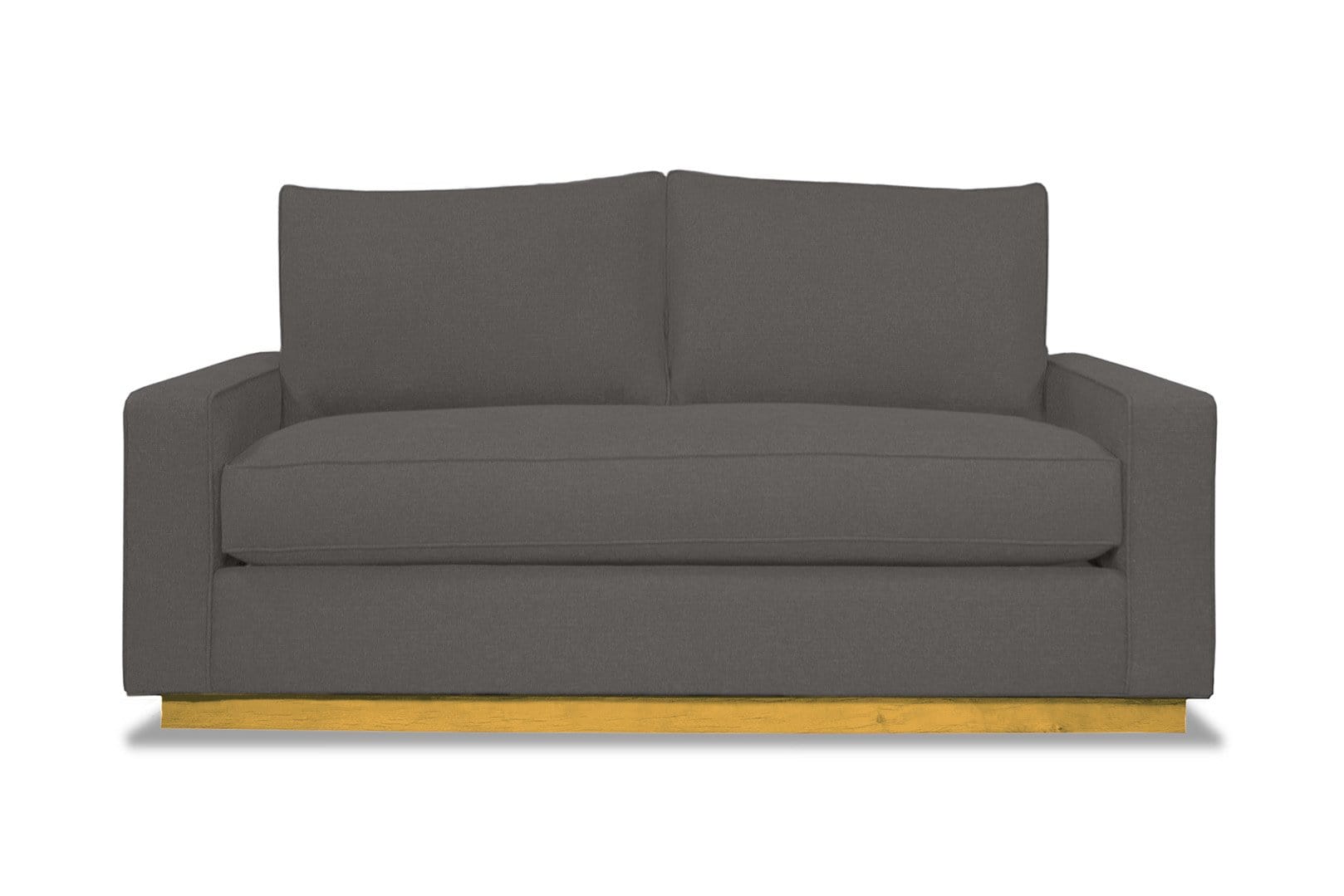 Harper Twin - Size Sleeper Sofa Bed with Natural Leg Finish and Memory Foam Mattress Sleeper Option