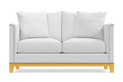 La Brea Twin Size Sleeper Sofa :: Leg Finish: Natural / Sleeper Option: Deluxe Innerspring Mattress