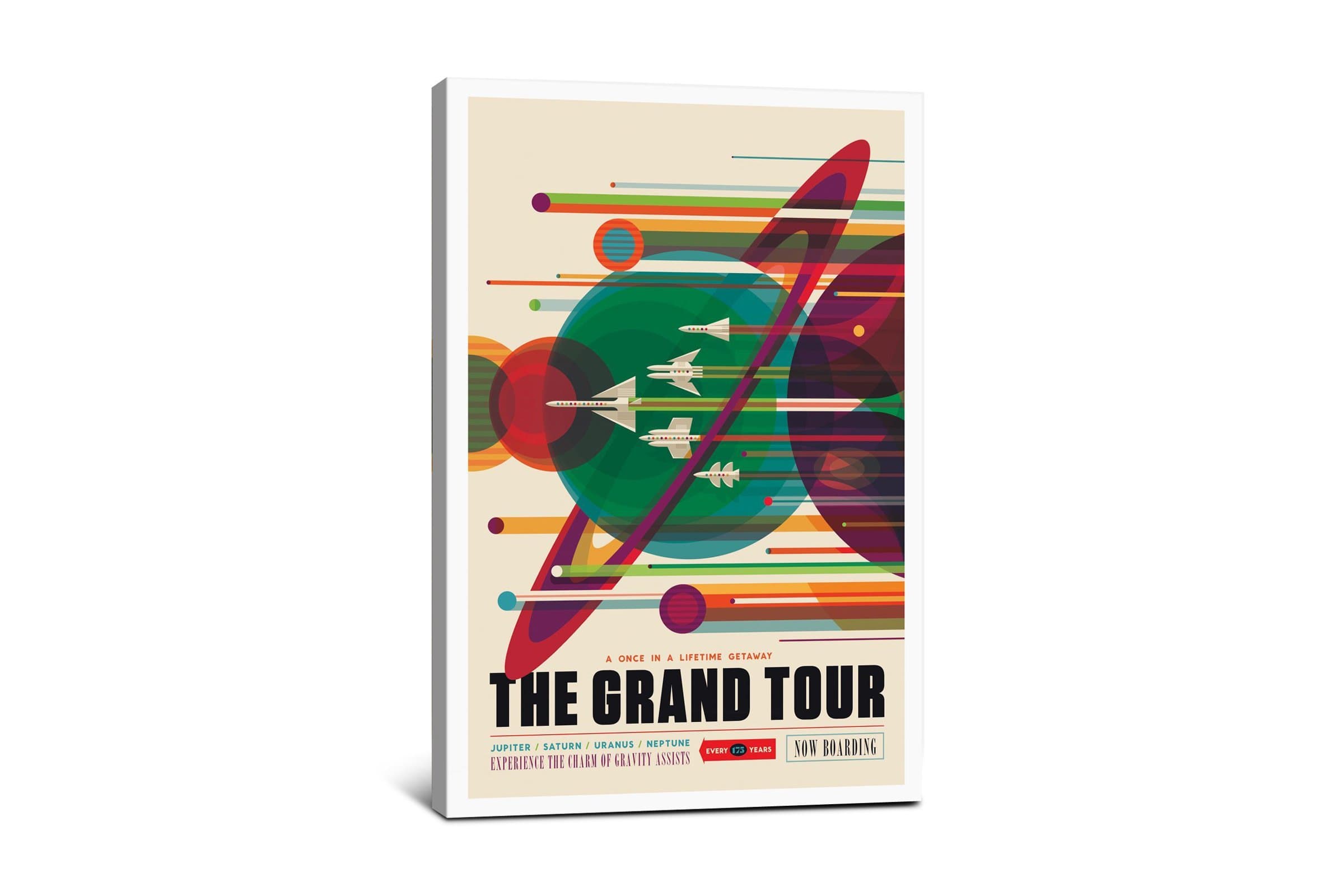 Nasa Visions Of The Future: Grand Tour - Giclee Canvas - Modern Artwork Sold By Apt2b